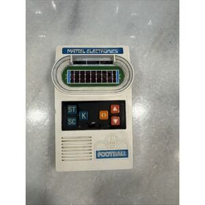Vintage MATTEL Football And Football II Electronic Handheld Game Works! READ